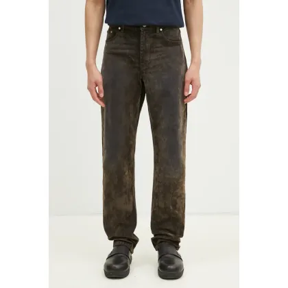 Zdjęcie Helmut Lang jeansy Mid Rise Slim.Flock1 męskie kolor zielony O09DM202