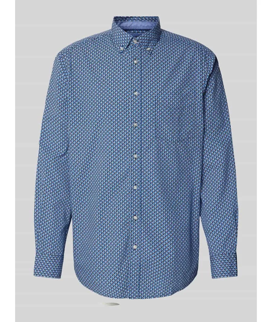 obrazek 1 Koszula casualowa o kroju regular fit z kołnierzykiem typu button down
