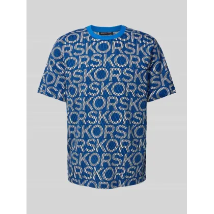 Zdjęcie T-shirt z efektem siateczki model ‘KORS MESH’