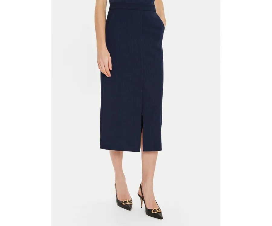 obrazek 1 TWINSET Spódnica ołówkowa 242TP2153 Granatowy Regular Fit