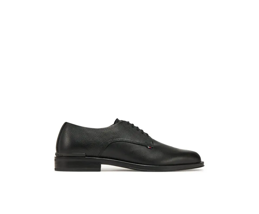 obrazek 1 Tommy Hilfiger Półbuty Core Hilfiger Leather Shoe FM0FM05375 Czarny