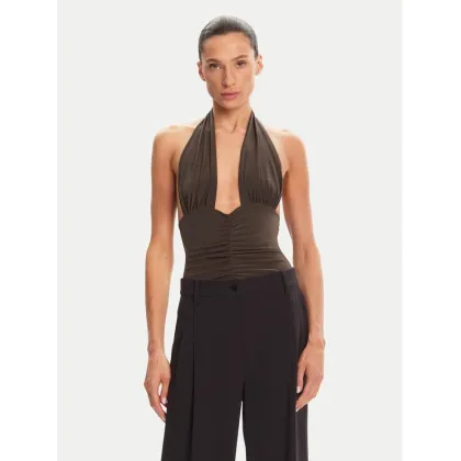 Zdjęcie NORMA KAMALI Body Mio KK424XPLG74823 Brązowy Slim Fit