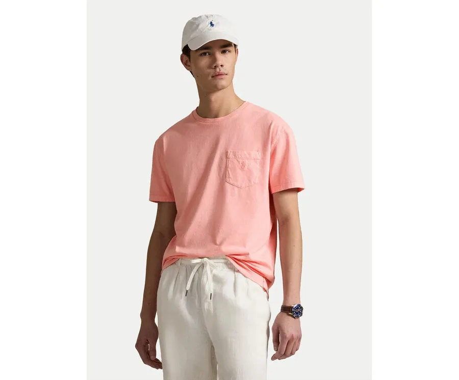 obrazek 1 Polo Ralph Lauren T-Shirt 710969628005 Różowy Custom Slim Fit