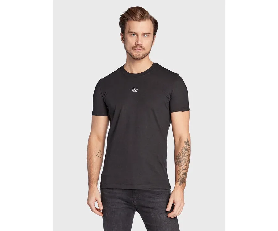 obrazek 1 Calvin Klein Jeans T-Shirt Monogram J30J322466 Czarny Regular Fit