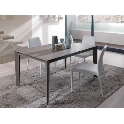 Zdjęcie Luksusowy, wielofunkcyjny, designerski i rozkładany stół do salonu włoskiej firmy Ozzio