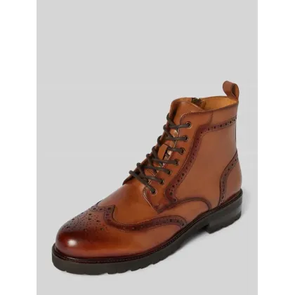 Zdjęcie Buty sznurowane ze skóry naturalnej model ‘Spencer’