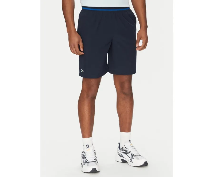 obrazek 1 Lacoste Szorty tenisowe GH7413 Granatowy Regular Fit