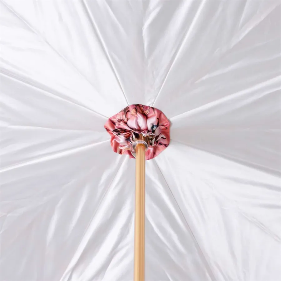 obrazek 8 Stylowy parasol damski w stylu vintage w kolorze burgundowym – Pasotti
