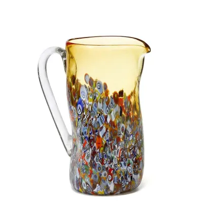 Zdjęcie Niezwykle kolorowy dzbanek ze szkła murano (25 cm)