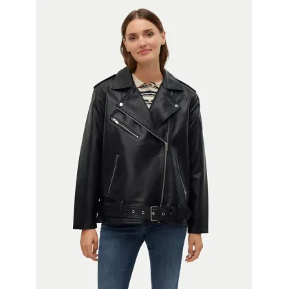 Zdjęcie Vero Moda Kurtka z imitacji skóry Ramon 10311337 Czarny Loose Fit