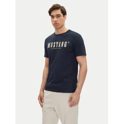 Zdjęcie Mustang T-Shirt Austin 1016281 Granatowy Regular Fit