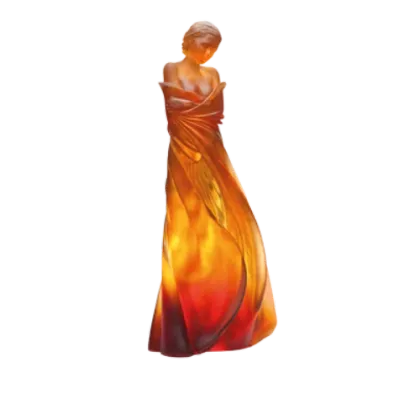 Zdjęcie Stylowa rzeźba Zima sama w sobie w kolorze bursztynu Marie-Paule Deville Chabrolle