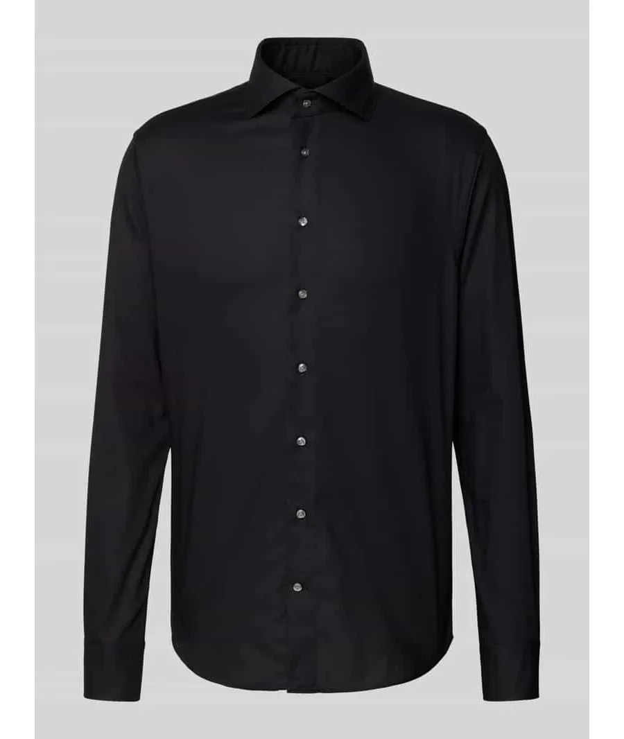 obrazek 1 Koszula biznesowa o kroju slim fit z diagonalu