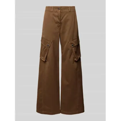 Zdjęcie Spodnie z szeroką nogawką i kieszeniami cargo