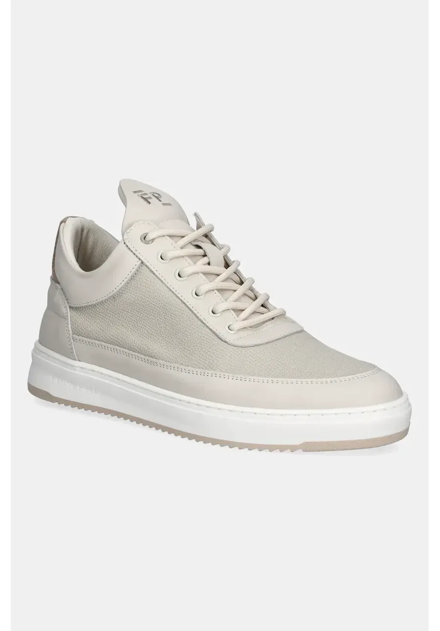 obrazek 1 Filling Pieces sneakersy skórzane Low Top Tech Crumbs męskie kolor beżowy 10155001890