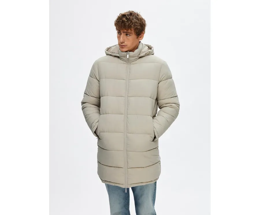 obrazek 1 Selected Homme Kurtka zimowa Cooper 16089959 Beżowy Regular Fit