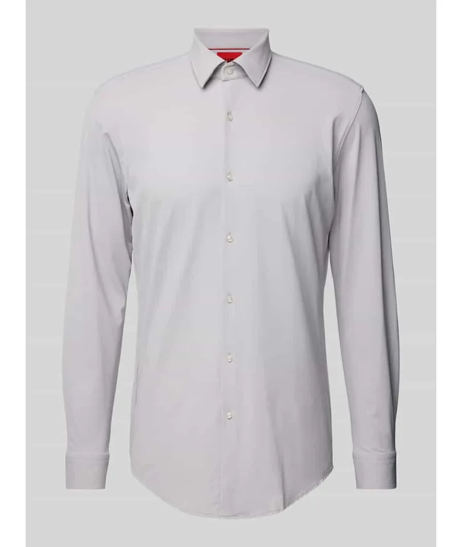 obrazek 1 Koszula biznesowa o kroju slim fit z kołnierzykiem typu kent model ‘KENNO’