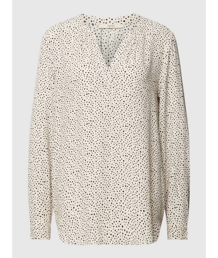 obrazek 1 Bluzka z kwiatowym wzorem na całej powierzchni