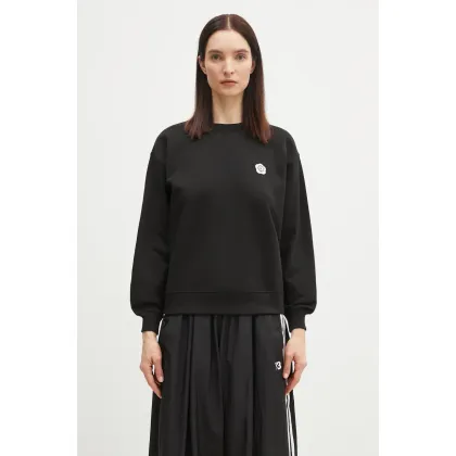 Zdjęcie Kenzo bluza bawełniana damska kolor czarny z aplikacją FF52SW1804MF.99J