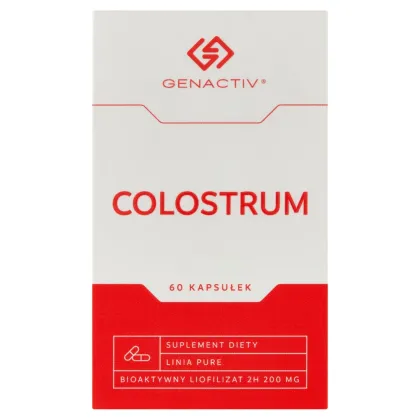 Zdjęcie Genactiv Colostrum Preparat wzmacniający odporność, 60 Kapsułek