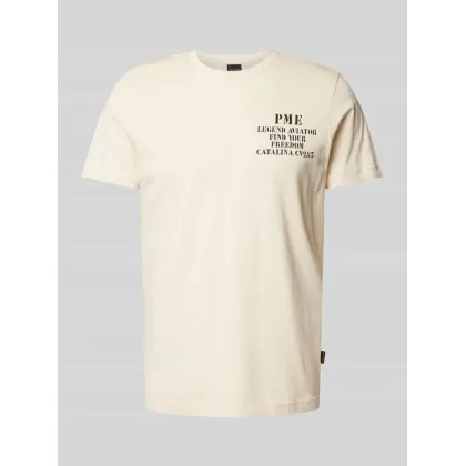 Zdjęcie T-shirt z nadrukiem z napisem i logo