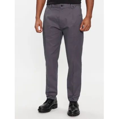 Zdjęcie Calvin Klein Spodnie garniturowe Modern Twill Tapered Pleat K10K111490 Szary Slim Fit