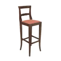 Picture High Italian Greve stool with backrest