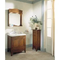 Picture An exclusive set of Dora bathroom furniture in a rustic style from Italy