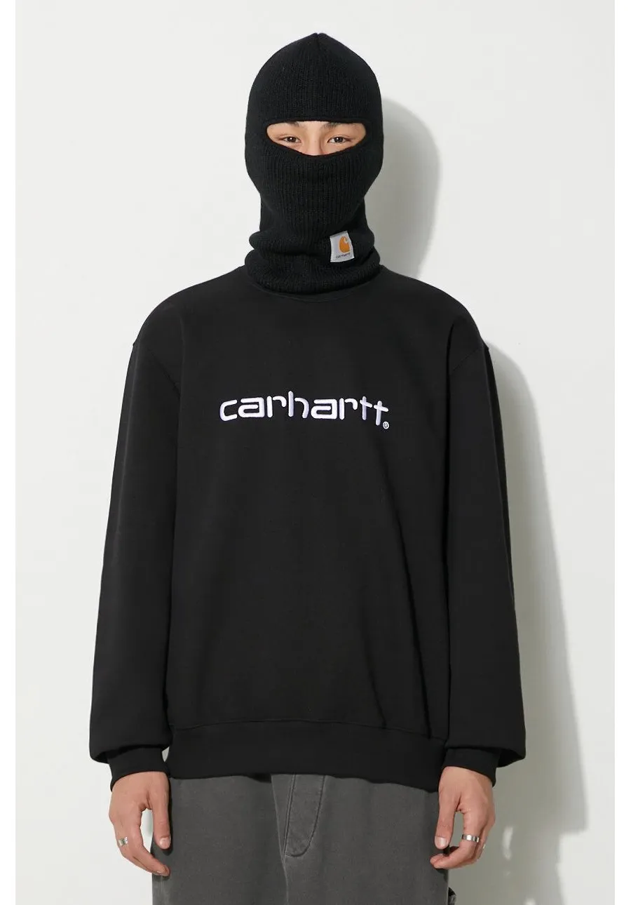 obrazek 1 Carhartt WIP bluza Carhartt Sweat męska kolor czarny z aplikacją I030546.0D2XX
