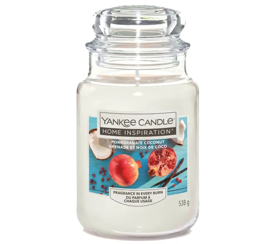 obrazek 1 Yankee Candle Home Inspiration Świeca Pomegranate Coconut Duża 538 g