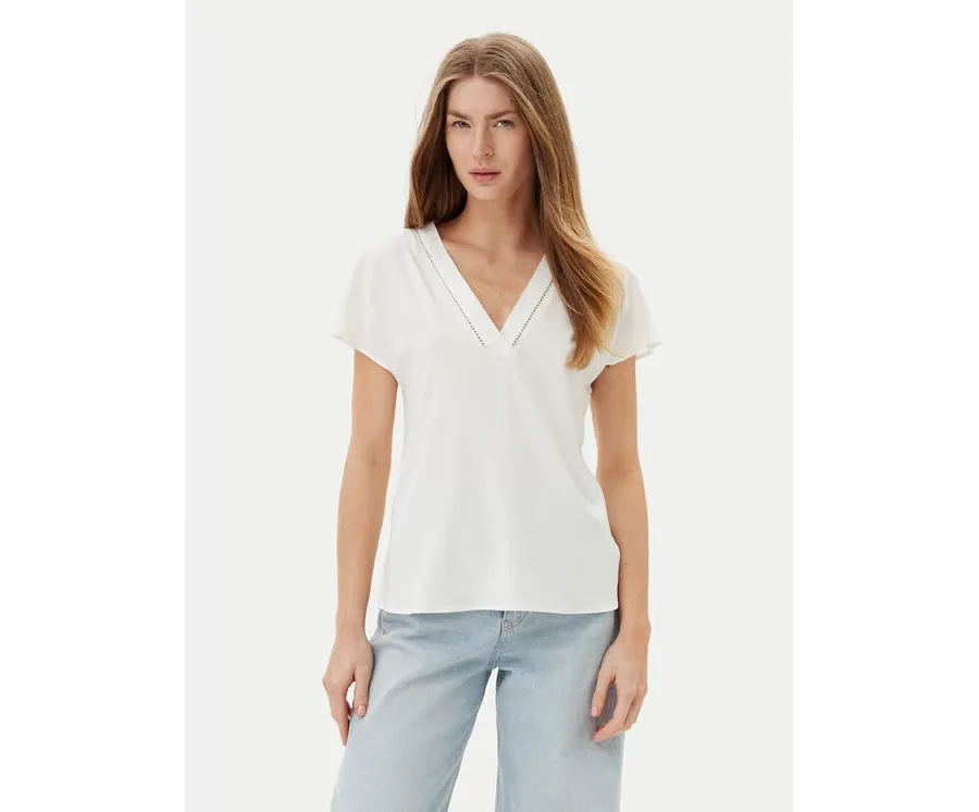 obrazek 1 Vero Moda Bluzka Bella 10327551 Biały Regular Fit