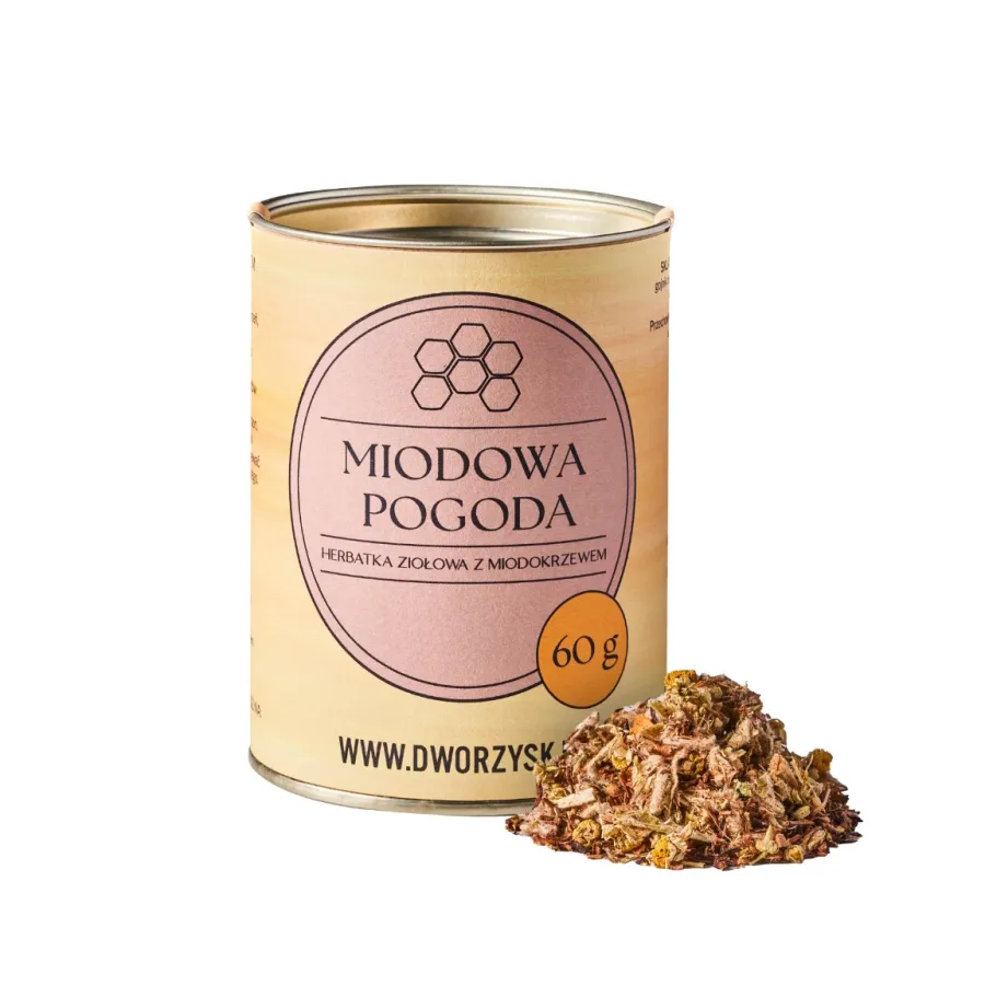 obrazek 1 Dworzysk - Miodowa Pogoda - Herbata sypana 60g DWORZYSK
