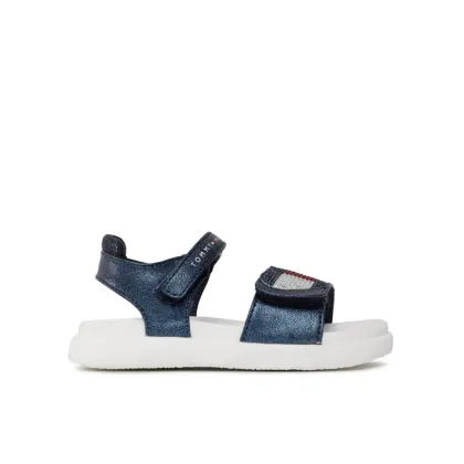Zdjęcie Tommy Hilfiger Sandały Strass Heart Velcro Sandal T1A2-32752-1367 S Granatowy