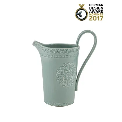 Zdjęcie Wzorzysty dzbanek ceramiczny - Bordallo Pinheiro