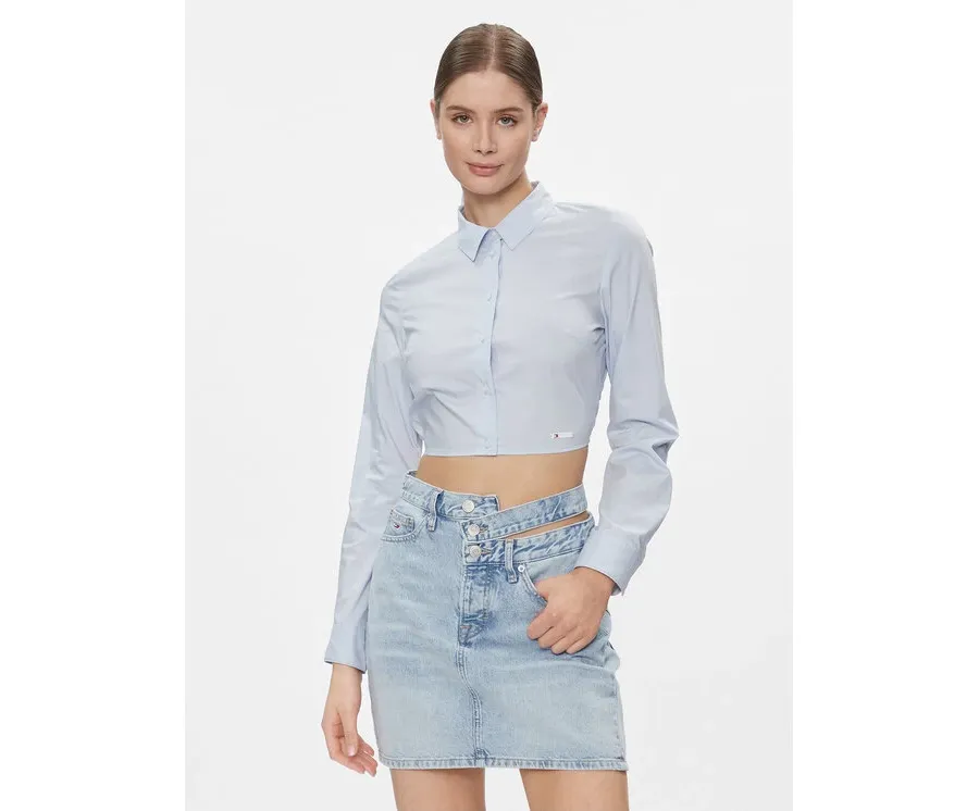 obrazek 1 Tommy Jeans Koszula DW0DW17344 Błękitny Slim Fit