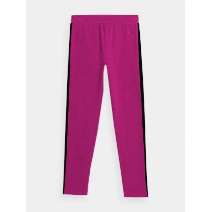 Zdjęcie 4F Legginsy 4FJAW23TTIGF094 Różowy Slim Fit