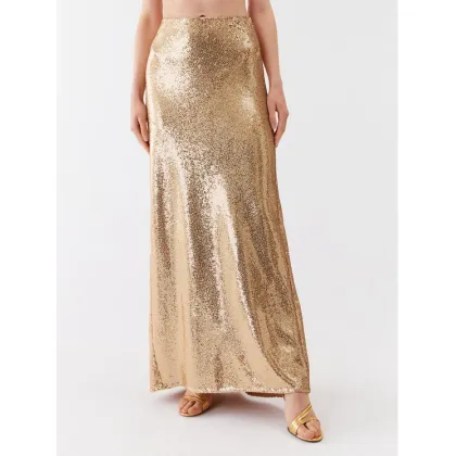 Zdjęcie Patrizia Pepe Spódnica midi 2G0915/A251-FD63 Złoty Regular Fit