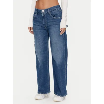 Zdjęcie Replay Jeansy WA526 .000.773 761 Granatowy Wide Leg REPLAY