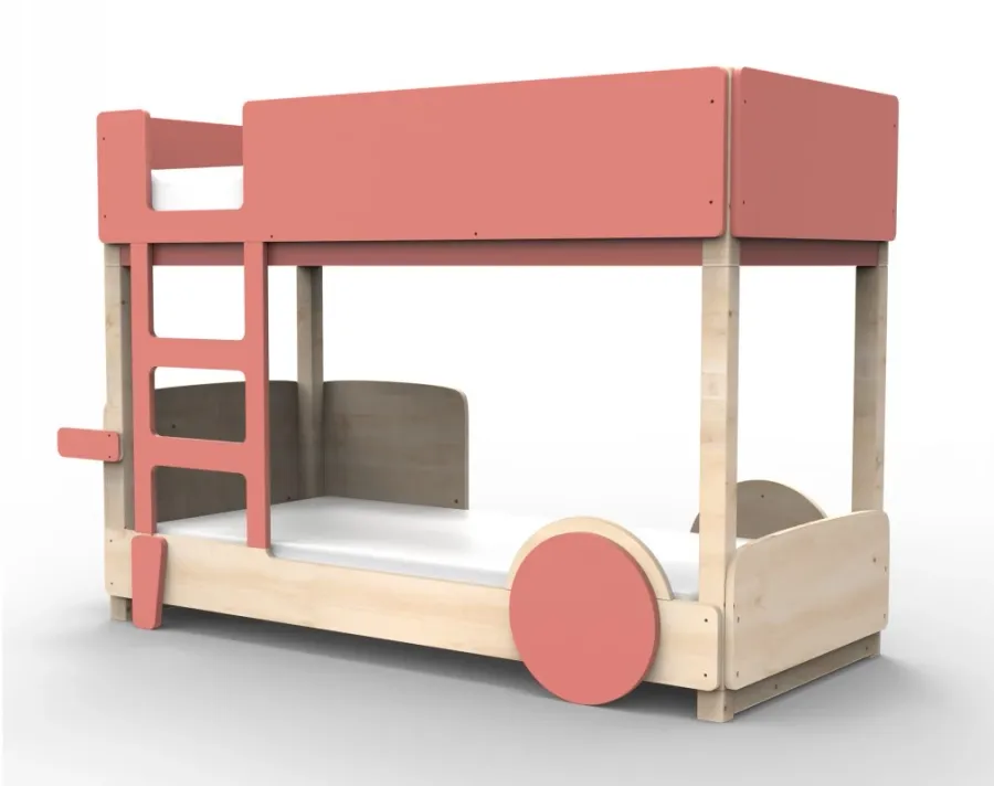 obrazek 10 Montessori - łóżko piętrowe adaptowalne na pojedyncze/baldachim - Mathy by Bols