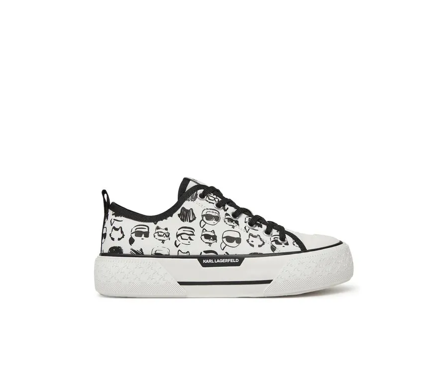 obrazek 1 KARL LAGERFELD Trampki KL60612T Biały