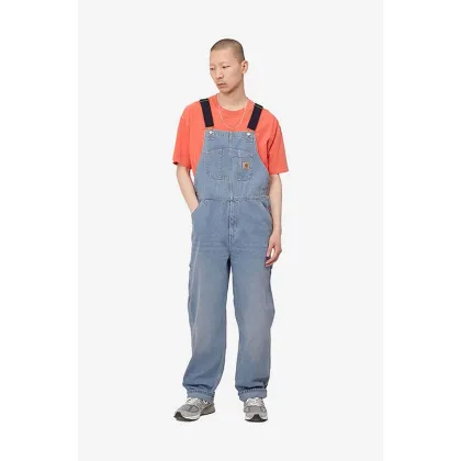 Zdjęcie Carhartt WIP ogrodniczki jeansowe Bib Overall kolor niebieski I022946