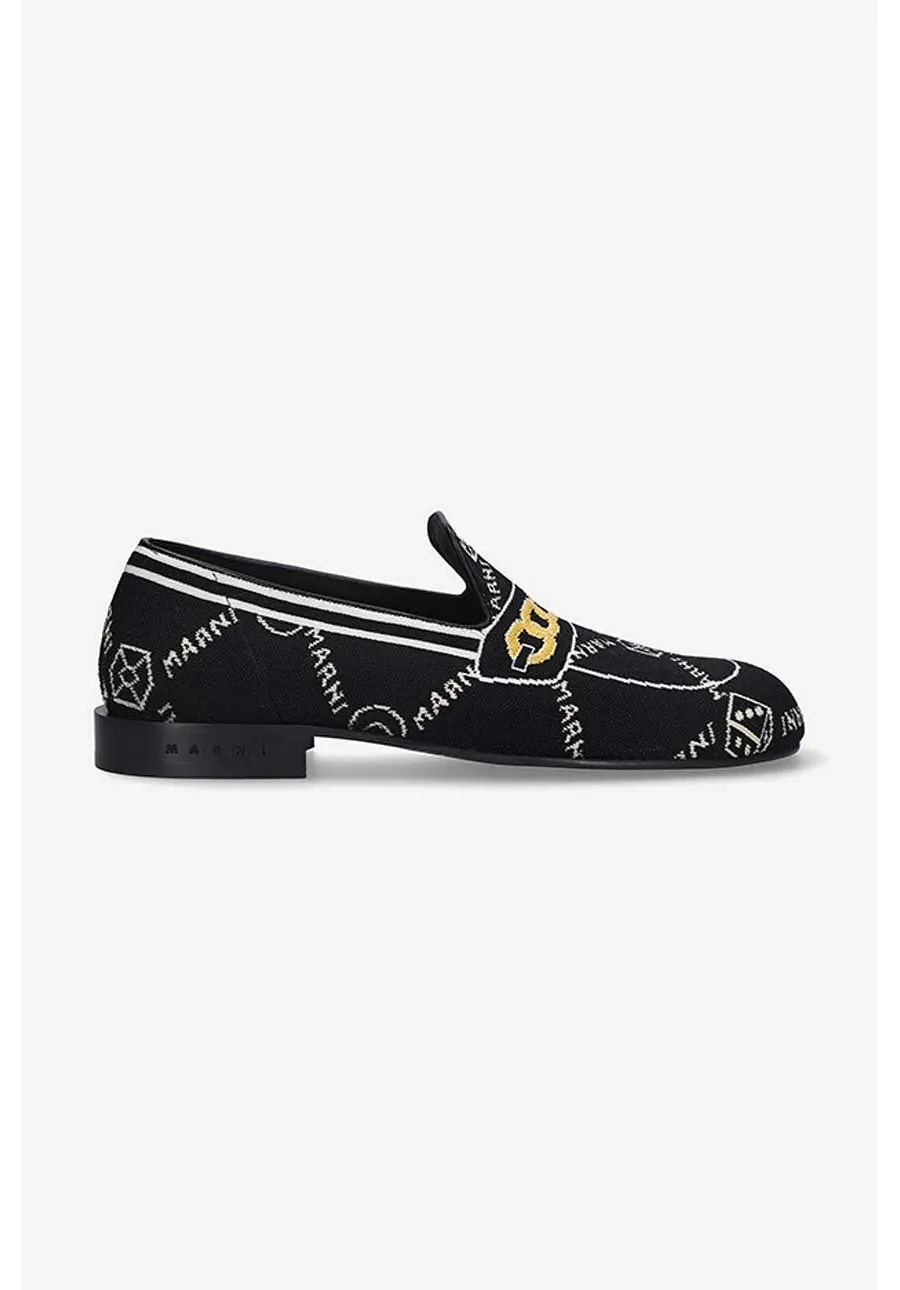 obrazek 1 Marni mokasyny Moccasin Shoe męskie kolor czarny MOMR003802.P4601-BRAZOWY