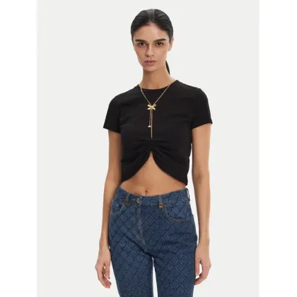 Zdjęcie Elisabetta Franchi T-Shirt MA-006-51E2 Czarny Regular Fit