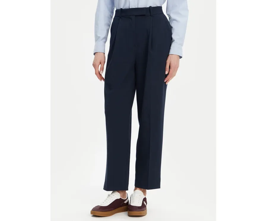 obrazek 1 Tommy Hilfiger Chinosy WW0WW44793 Granatowy Tapered Fit