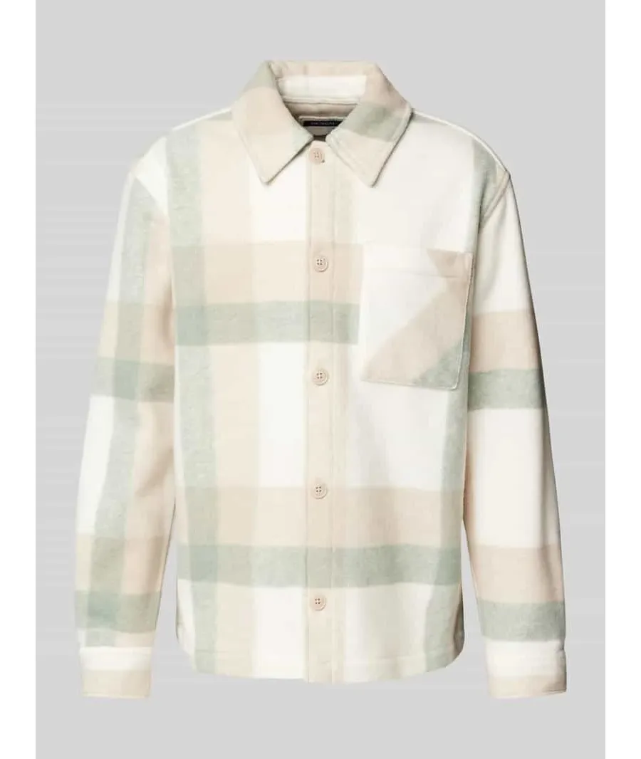 obrazek 1 Kurtka koszulowa o kroju regular fit z kieszeniami z patką na piersi model ‘ETHAN’