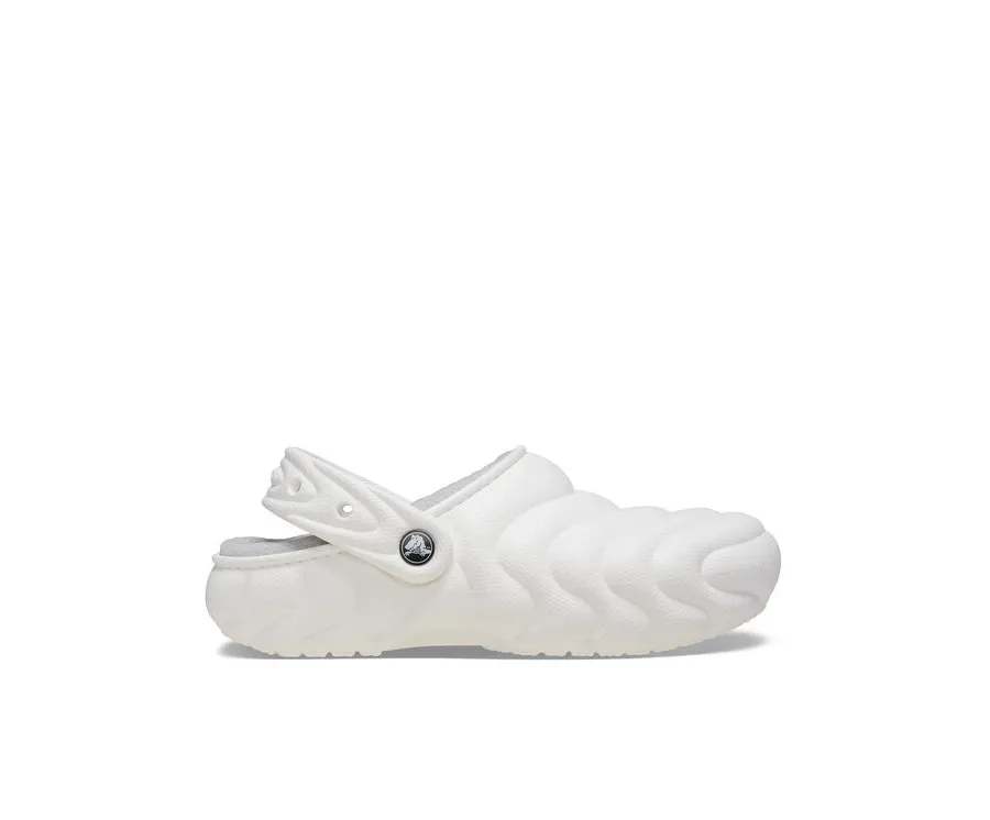 obrazek 1 Crocs Klapki Classic Lined Overpuff Clog 210059 Biały