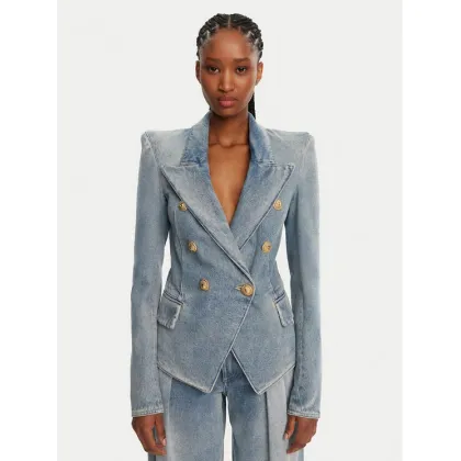 Zdjęcie Balmain Marynarka DF0SI509DF17 Niebieski Regular Fit