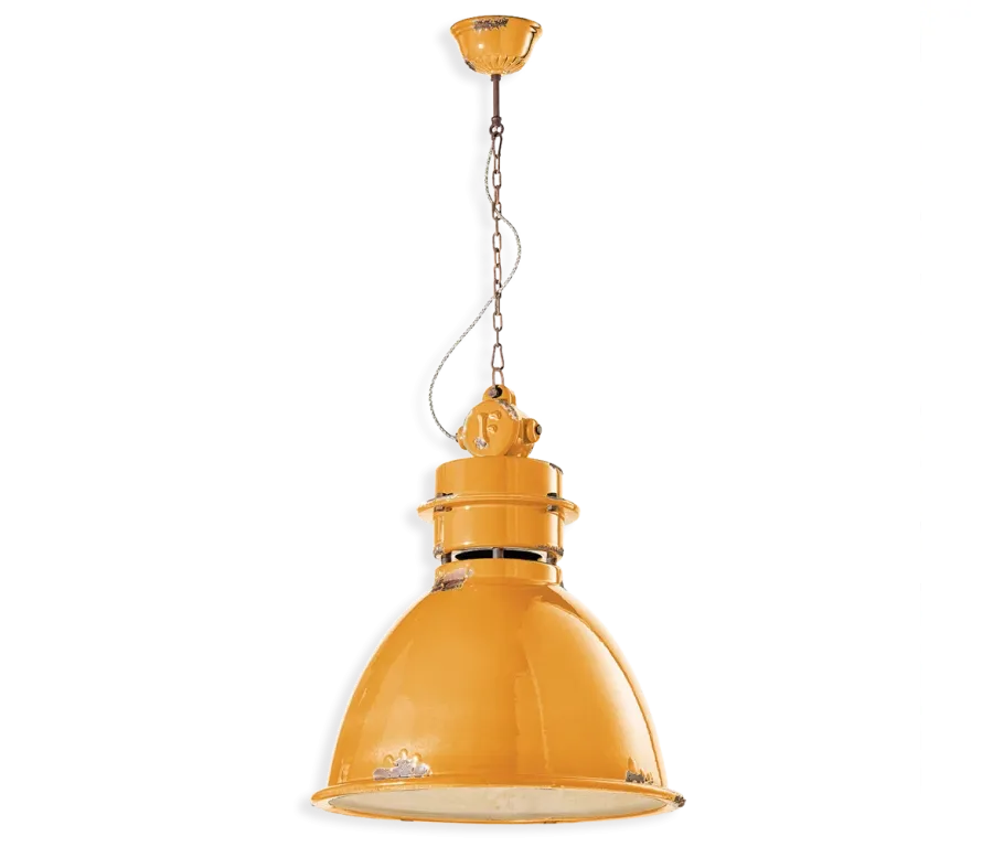 obrazek 5 Włoska duża lampa wisząca Industrial w stylu retro