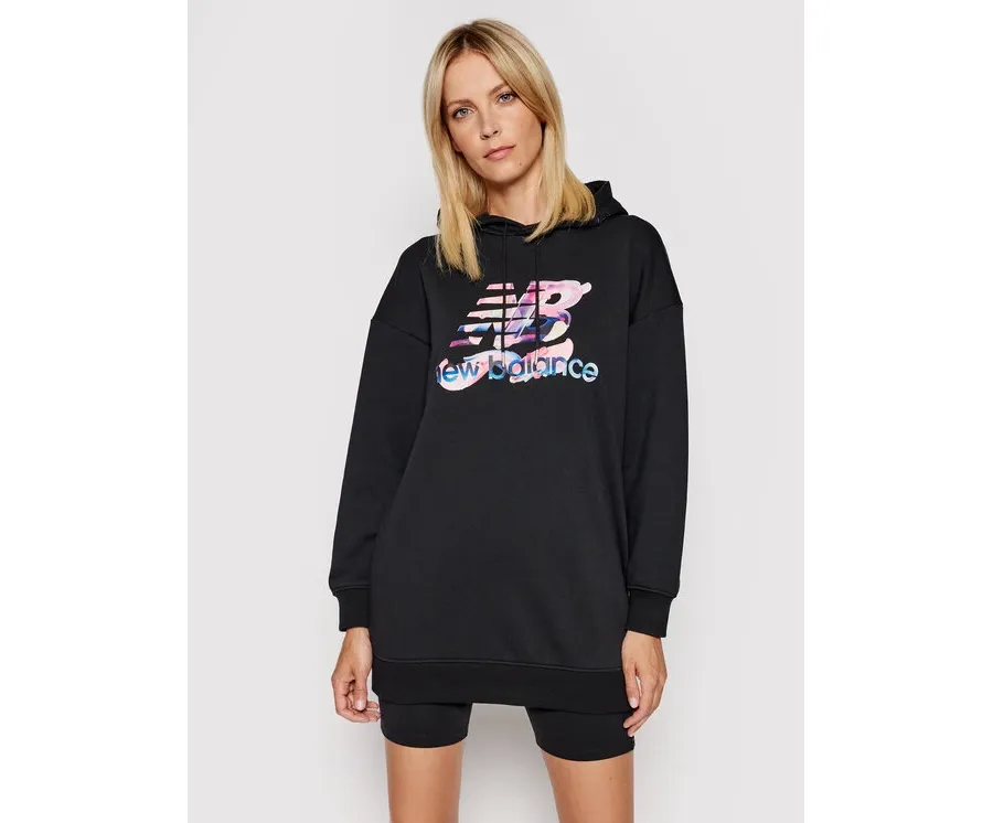obrazek 1 New Balance Bluza Athletics Erin Loree Hoodie WD11506 Czarny Oversize