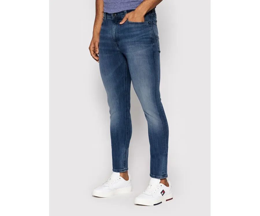obrazek 1 Tommy Jeans Jeansy Simon DM0DM09563 Granatowy Skinny Fit